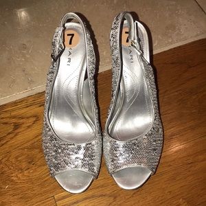 Silver sequenced heels